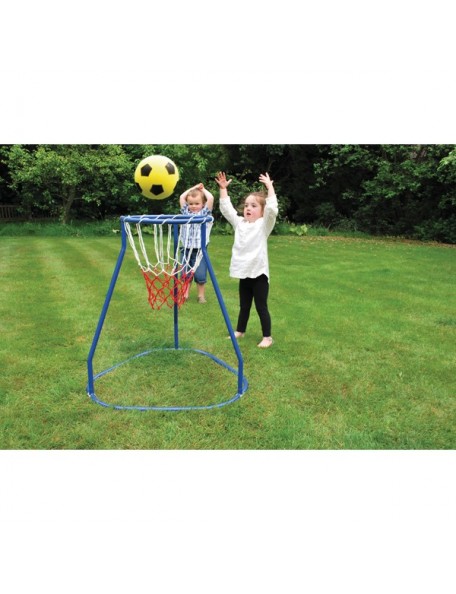 Méga panier géant de basket-ball pour enfants, panier géant transportable et à ranger facilement