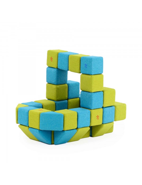 Cubes de construction magnétiques - 3