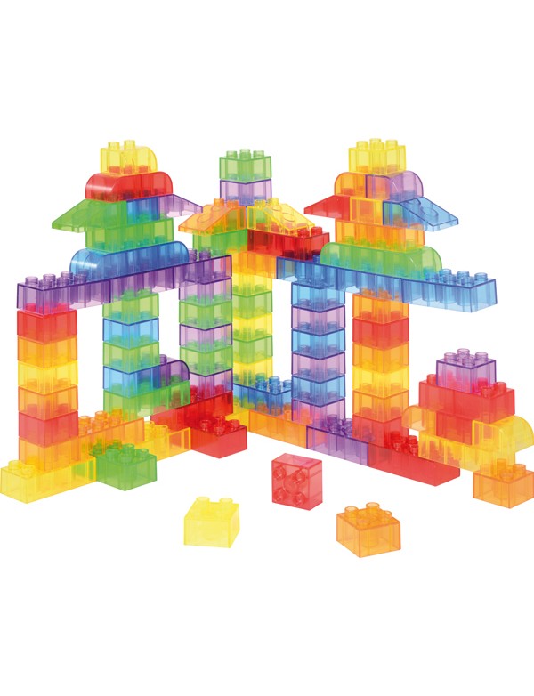 90 blocs de constructions translucides - 1