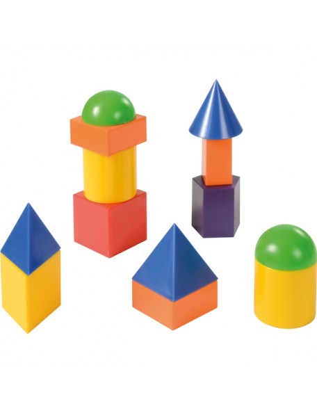 Formes géométriques colorées à assembler - 2