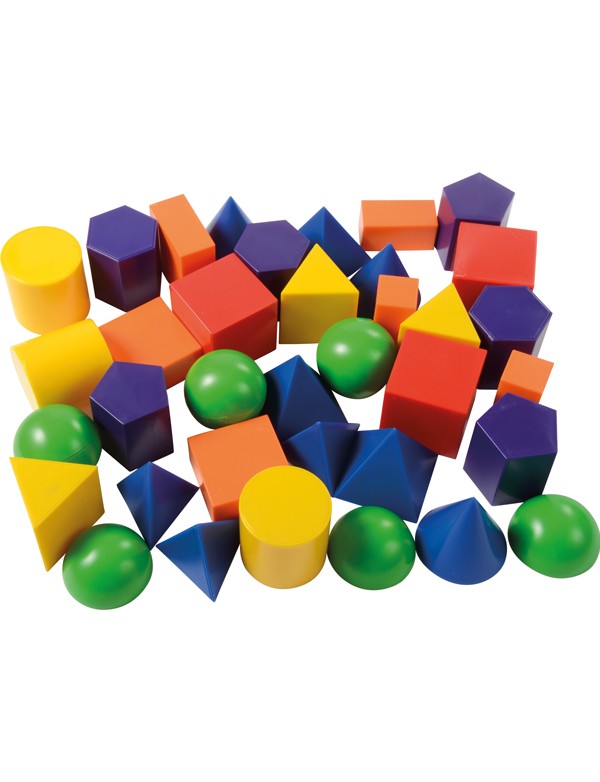 Formes géométriques colorées à assembler - 1
