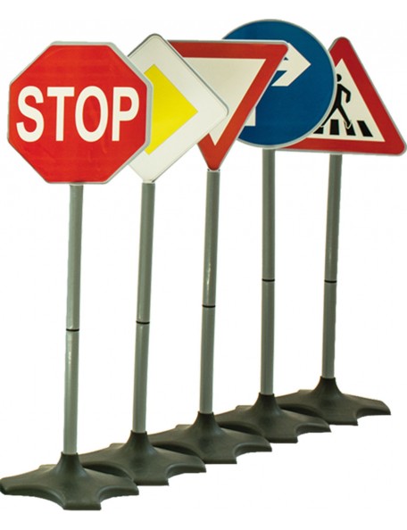 5 panneaux routiers - 1