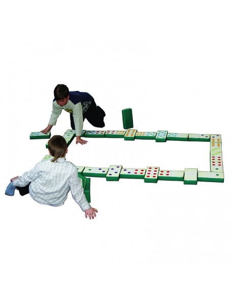 Dominos géants en mousse 28 pièces - 1