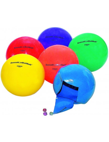 Lot de 6 balles sonores pour jeux handisport