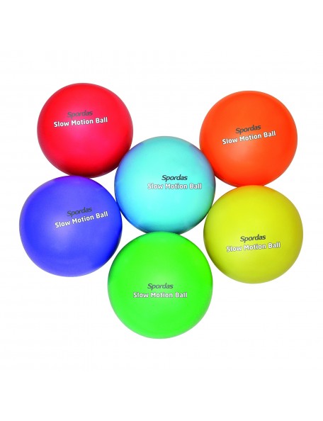 Lot de 6 ballons lestés multicolores, ralentis avec du sable pour les jeux handisport