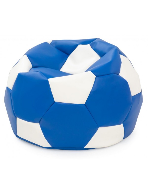Pouf ballon de football 60 cm - 1 - Pouf ballon de football 60 cm, mobilier en mousse adapté pour les enfants.
Sans phtalates e
