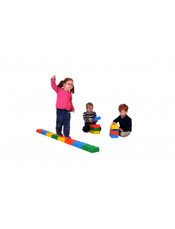 Briques de motricité - 1 - Briques de motricité pour les activités d'équilibre et de psychomotricité des enfants.
Cet ensemble 