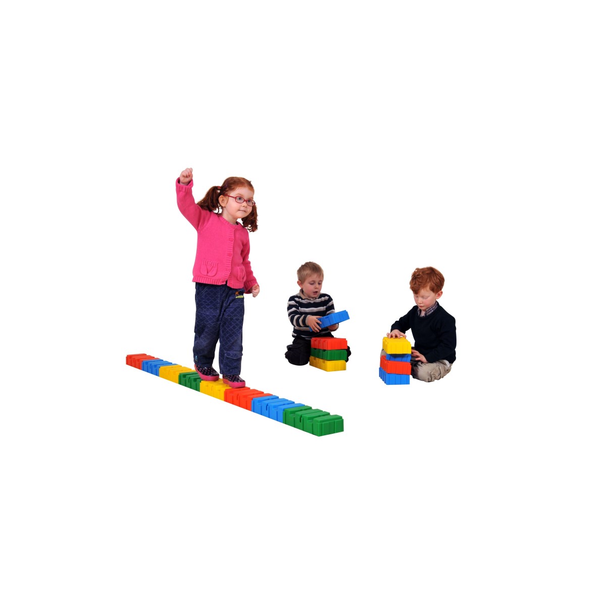 Briques de motricité - 1 - Briques de motricité pour les activités d'équilibre et de psychomotricité des enfants.
Cet ensemble 