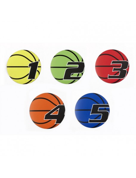 Kit basket-ball primaire - 3 - Ensemble de matériel pour la pratique du basket-ball à l'école primaire.
Ce kit est composé de :