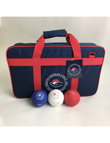 Boules Boccia de compétition dures - 4 - Boules de Boccia de compétition densité dure, composé de 13 boules de Boccia BISFed.
L