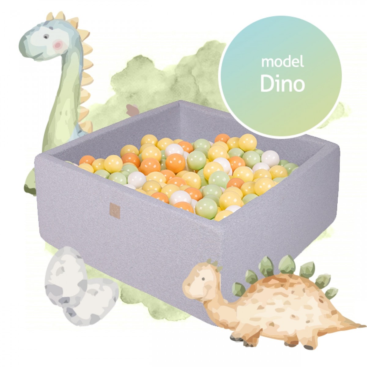 Piscine bébé Dino avec 300 balles