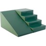 Escalier et pente de motricité vert sapin et kaki - 2 - Kit de modules de motricité de couleurs vert sapin et kaki, escalier et 