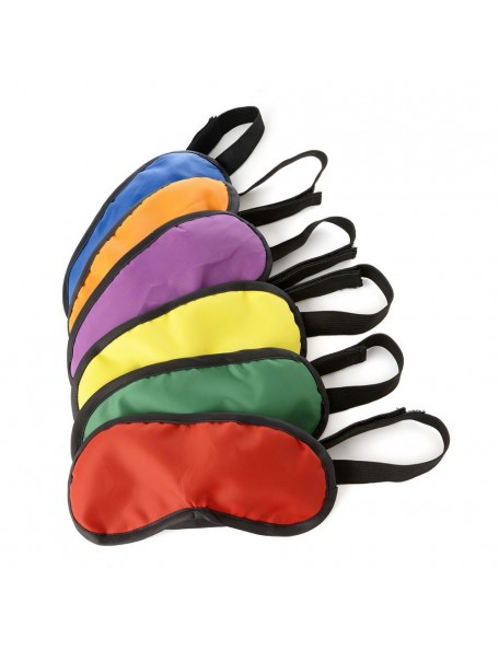 Lot de 12 masques opaques - 1 - Lot de 12 masques opaques et multi-colorés, en tissu solide et bords solidifiés.
Masques étanch