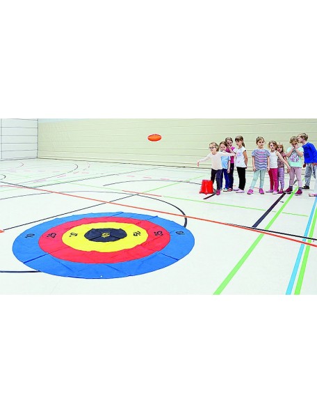 Cible géante numérotée - 2 - Cible géante à mettre au sol avec numérotation pour créer des jeux d'adresse et de précision.
La c