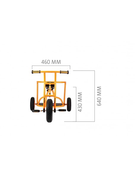 Tricycle Charette Top Trike - 4 - Avec le Tricycle Charette Top Trike, sentez-vous comme un Romain lors d'une course de chars!
