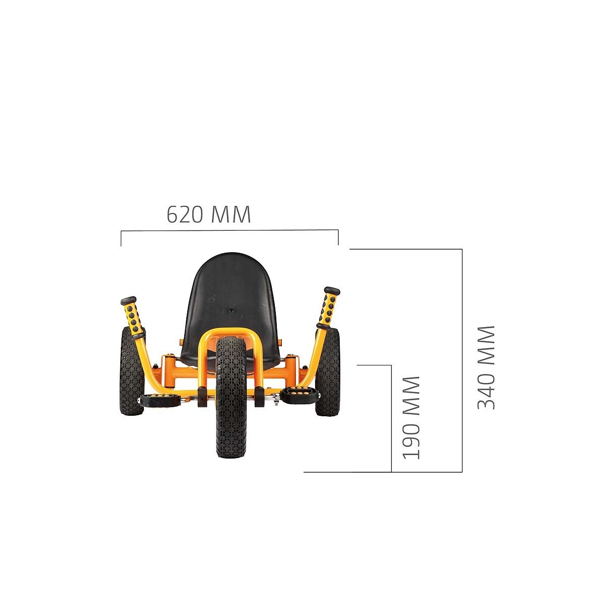 Rider Top Trike - 4 - Le Rider Top Trike est unique pour tous les terrains !
Avec son siège bas et le mécanisme de direction de