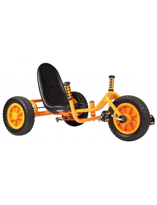 Rider Top Trike - 1 - Le Rider Top Trike est unique pour tous les terrains !
Avec son siège bas et le mécanisme de direction de
