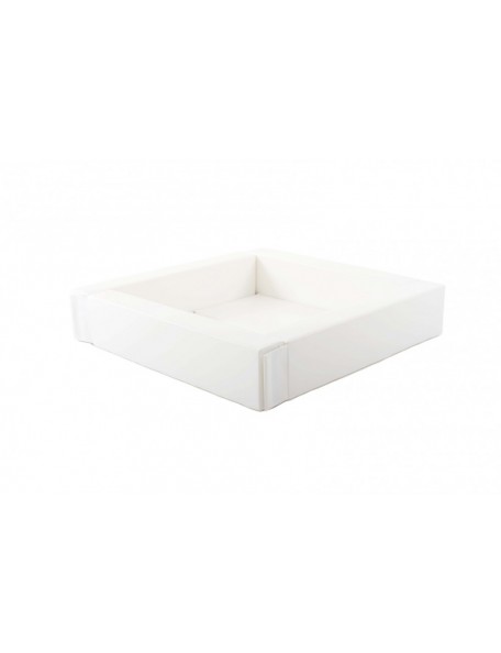 Piscine à balles éco blanche - 1 - Piscine à balles éco de couleur blanche, en mousse particulièrement adaptée pour 1 à 2 jeunes