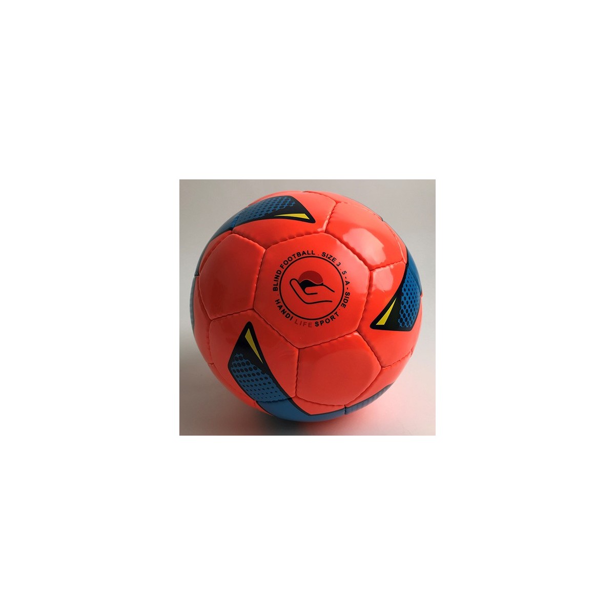 Ballon de Cécifoot - 1 - Ballon de Cécifoot football solide en PVC.
Le ballon de football est de taille 3, avec 4 dispositifs s
