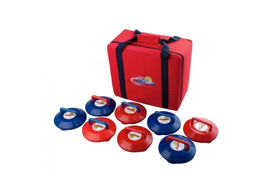 Jeu de curling sportif