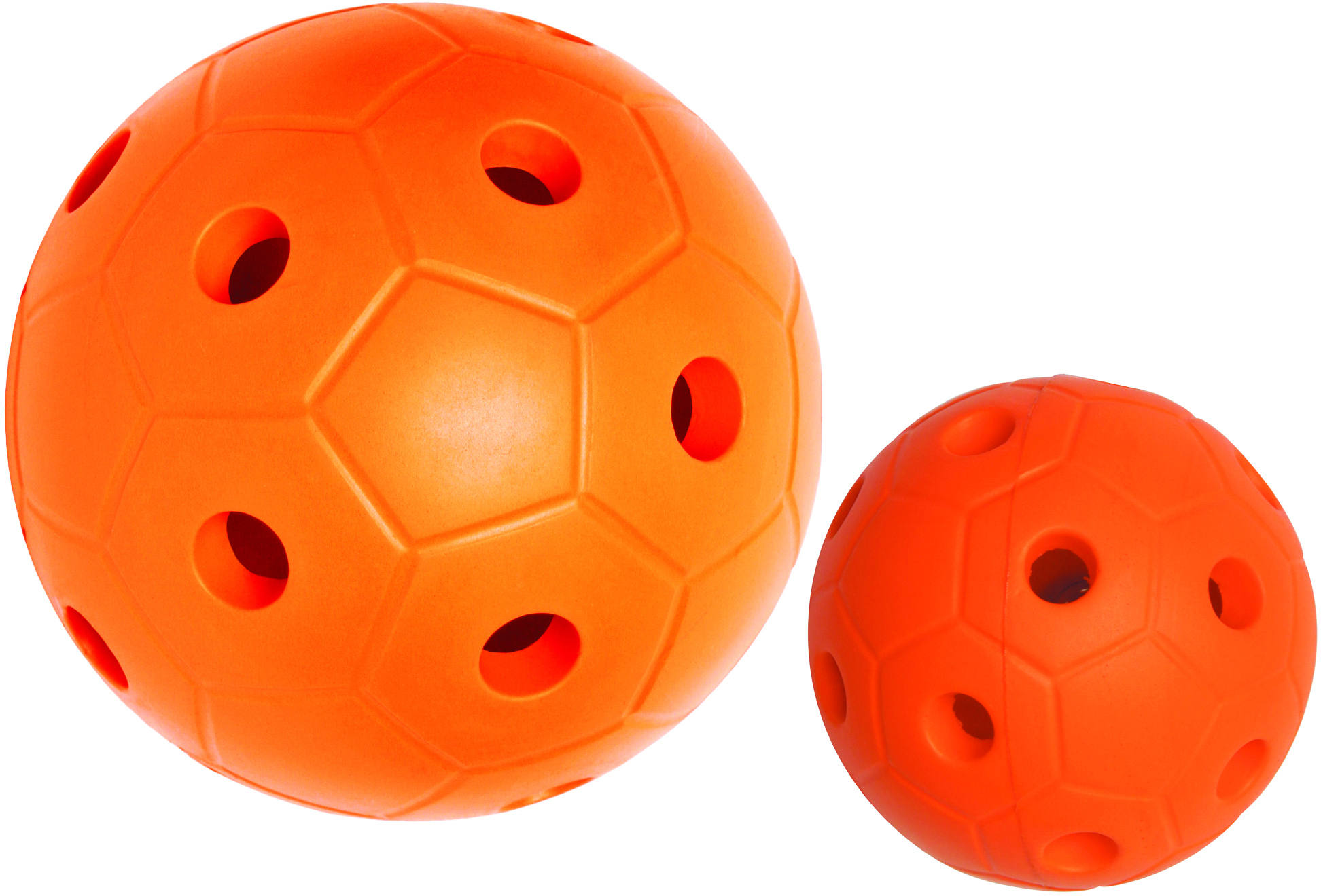 Ballon sonore à trous pour jeu de torball handisport