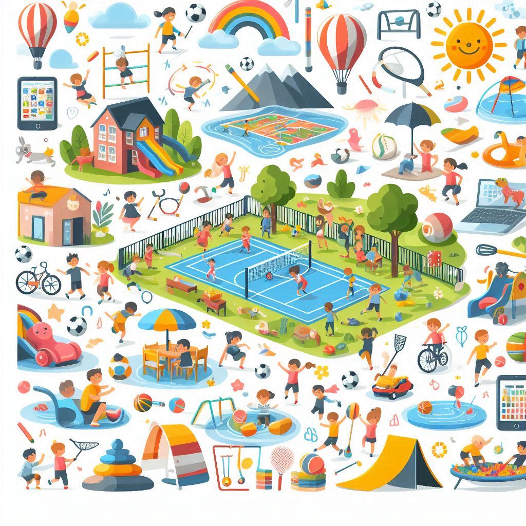 Jeux pour jardins d'enfants